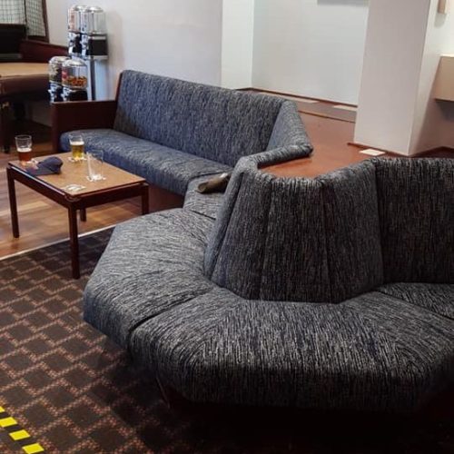 bespoke commercial curved seating