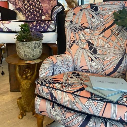 tropical print chaor